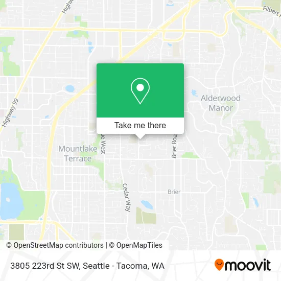 3805 223rd St SW map