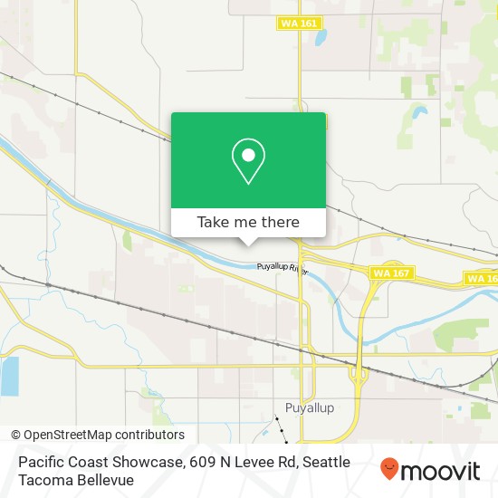 Pacific Coast Showcase, 609 N Levee Rd map