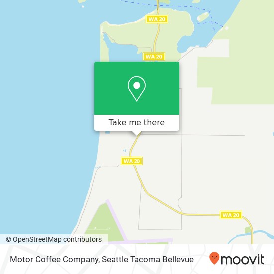 Mapa de Motor Coffee Company, 39757 State Route 20