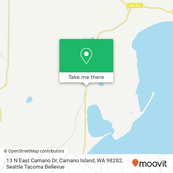 13 N East Camano Dr, Camano Island, WA 98282 map