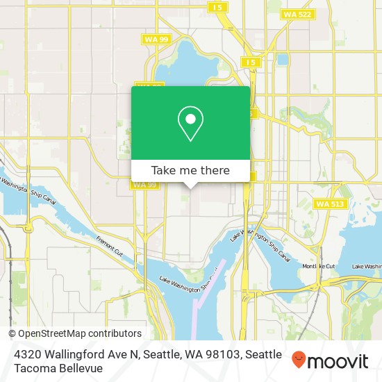 4320 Wallingford Ave N, Seattle, WA 98103 map