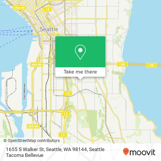 Mapa de 1655 S Walker St, Seattle, WA 98144