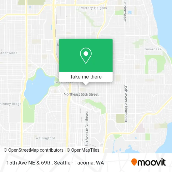 Mapa de 15th Ave NE & 69th