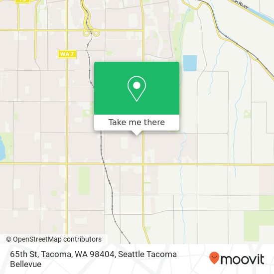 Mapa de 65th St, Tacoma, WA 98404