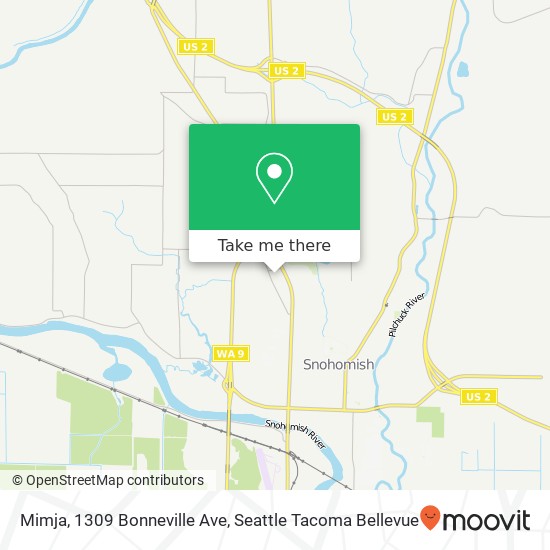 Mapa de Mimja, 1309 Bonneville Ave