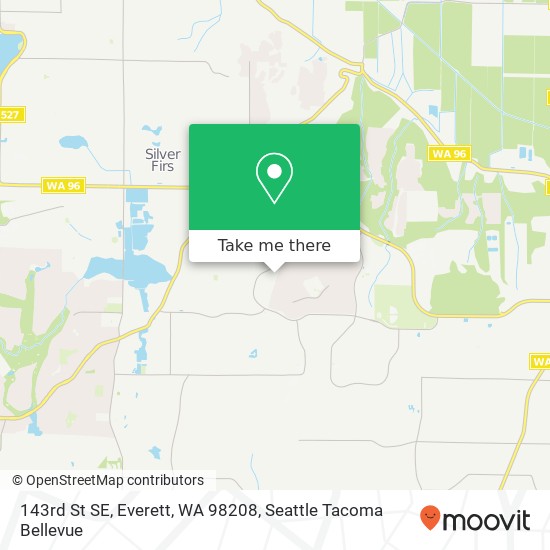 Mapa de 143rd St SE, Everett, WA 98208