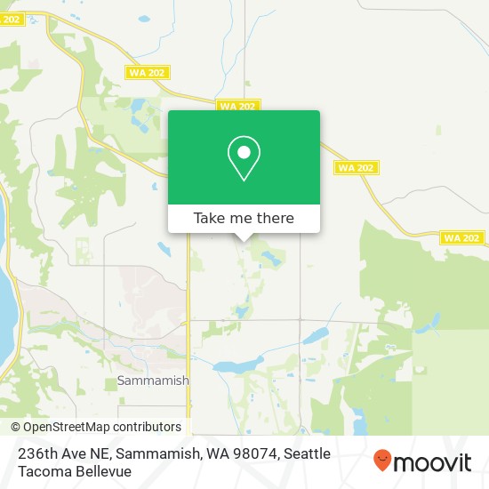 236th Ave NE, Sammamish, WA 98074 map