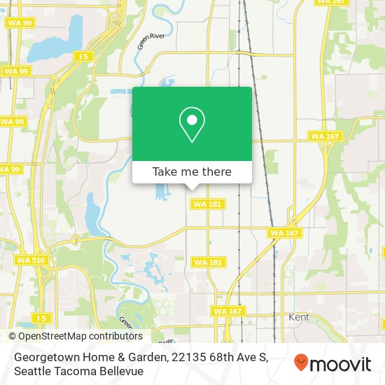 Mapa de Georgetown Home & Garden, 22135 68th Ave S