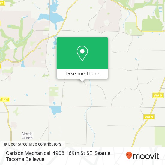 Mapa de Carlson Mechanical, 4908 169th St SE
