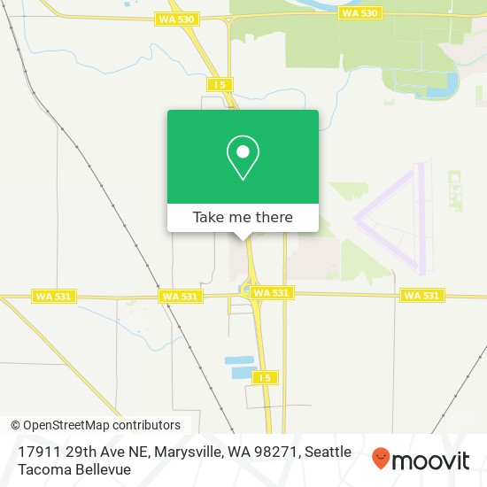 Mapa de 17911 29th Ave NE, Marysville, WA 98271