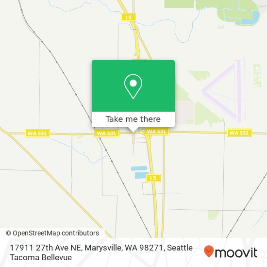 Mapa de 17911 27th Ave NE, Marysville, WA 98271