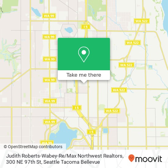 Mapa de Judith Roberts-Wabey-Re / Max Northwest Realtors, 300 NE 97th St