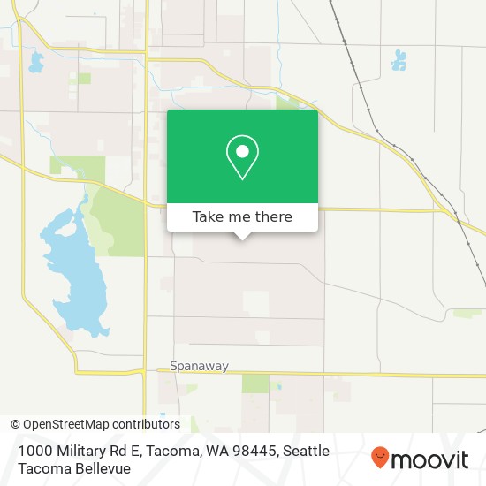 1000 Military Rd E, Tacoma, WA 98445 map