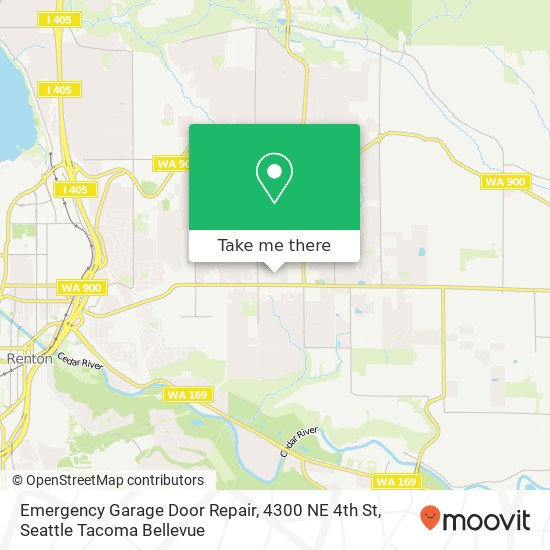 Emergency Garage Door Repair, 4300 NE 4th St map