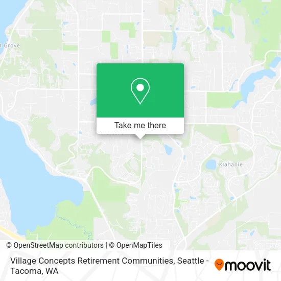 Mapa de Village Concepts Retirement Communities
