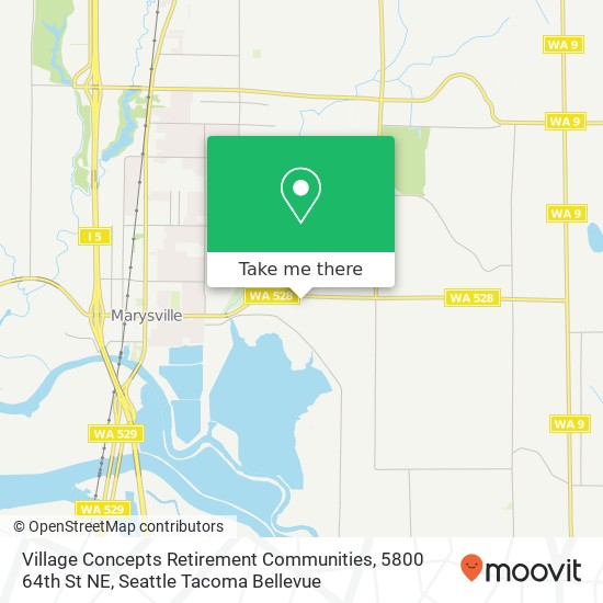 Mapa de Village Concepts Retirement Communities, 5800 64th St NE