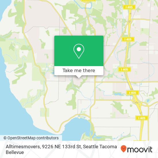 Mapa de Alltimesmovers, 9226 NE 133rd St