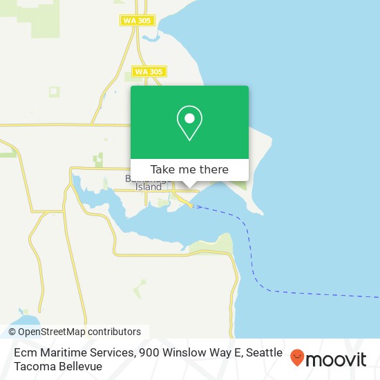 Ecm Maritime Services, 900 Winslow Way E map
