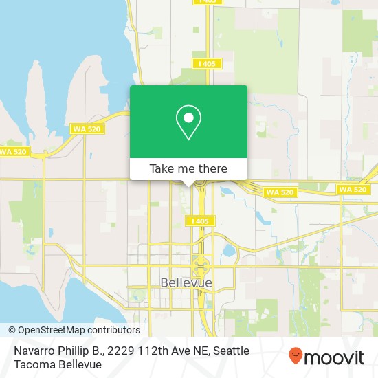 Navarro Phillip B., 2229 112th Ave NE map