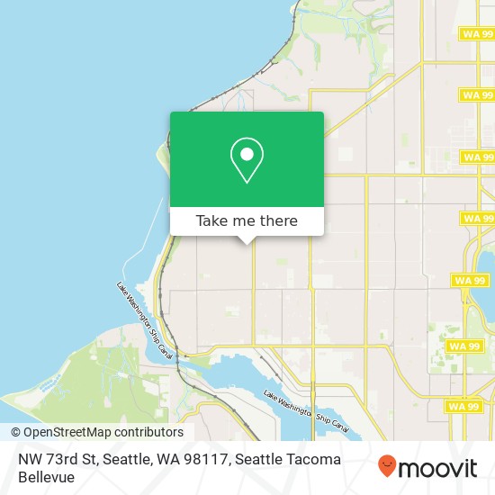 NW 73rd St, Seattle, WA 98117 map
