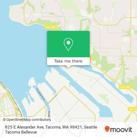 825 E Alexander Ave, Tacoma, WA 98421 map