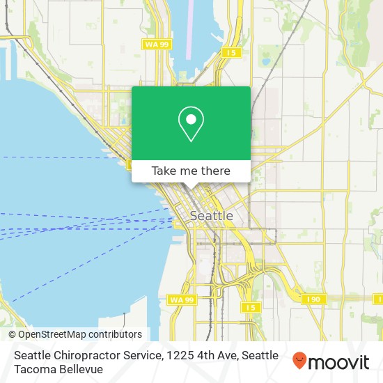 Seattle Chiropractor Service, 1225 4th Ave map