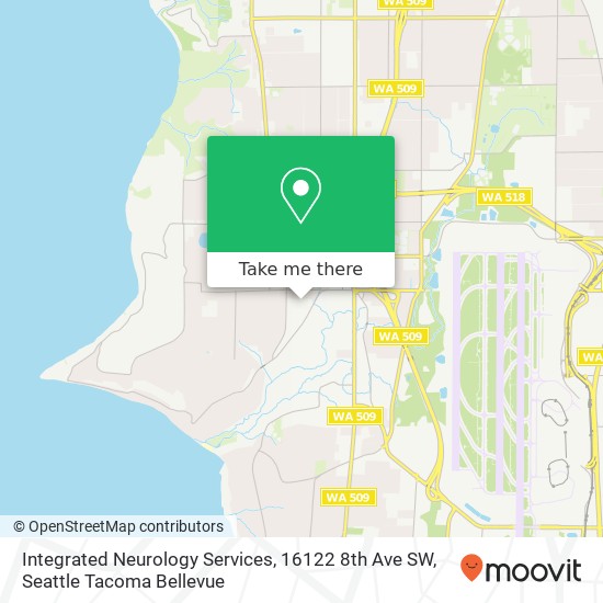 Integrated Neurology Services, 16122 8th Ave SW map