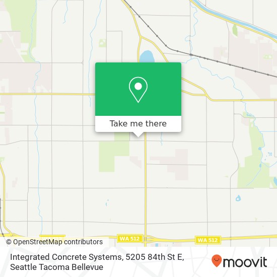 Mapa de Integrated Concrete Systems, 5205 84th St E