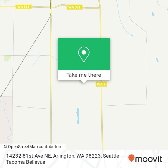 Mapa de 14232 81st Ave NE, Arlington, WA 98223