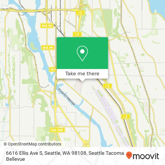 6616 Ellis Ave S, Seattle, WA 98108 map