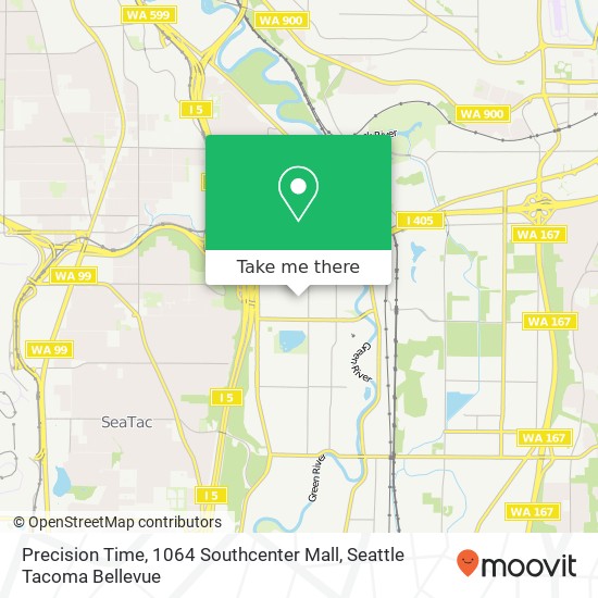 Precision Time, 1064 Southcenter Mall map