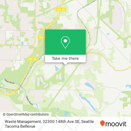 Waste Management, 32300 148th Ave SE map