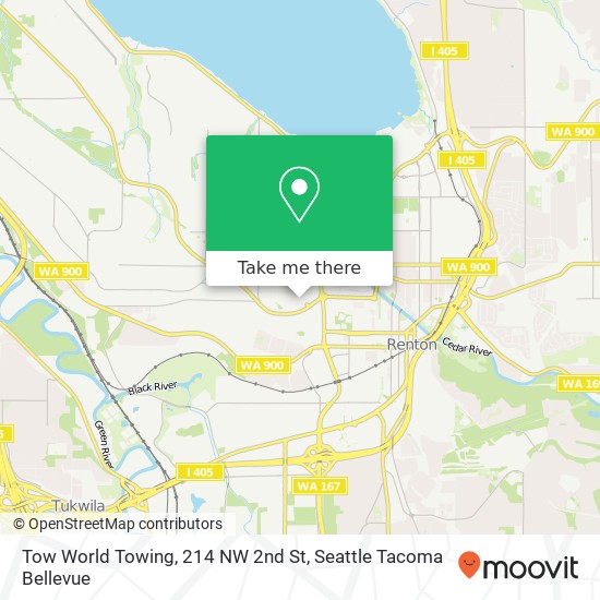 Tow World Towing, 214 NW 2nd St map