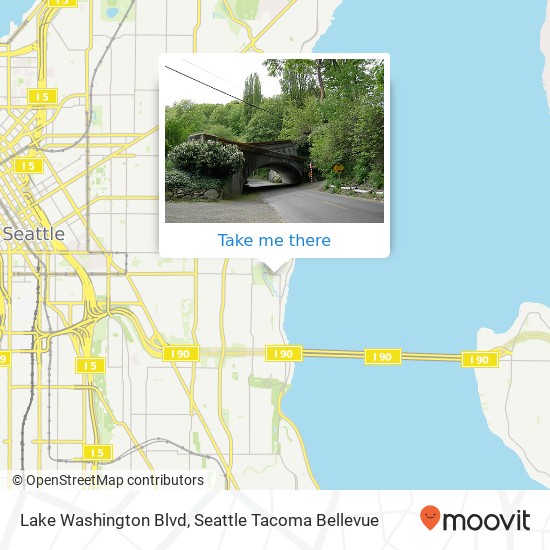 Lake Washington Blvd, Seattle, WA 98144 map