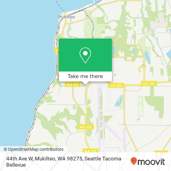 Mapa de 44th Ave W, Mukilteo, WA 98275