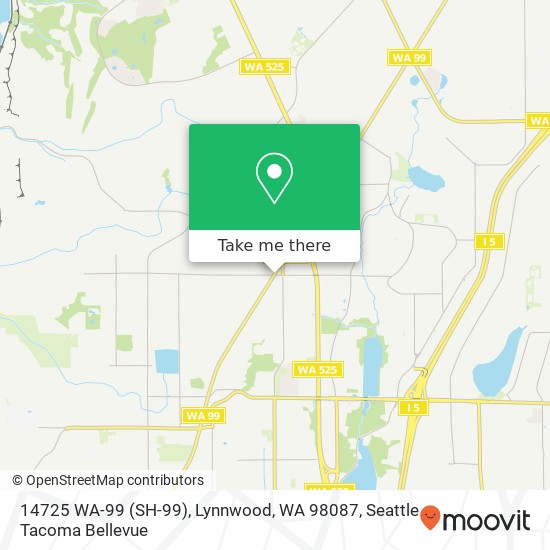 Mapa de 14725 WA-99 (SH-99), Lynnwood, WA 98087