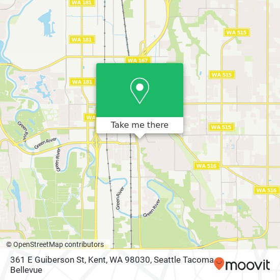 361 E Guiberson St, Kent, WA 98030 map