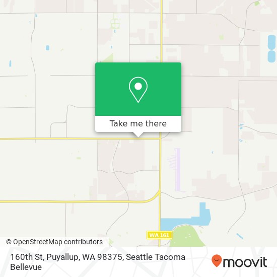 160th St, Puyallup, WA 98375 map
