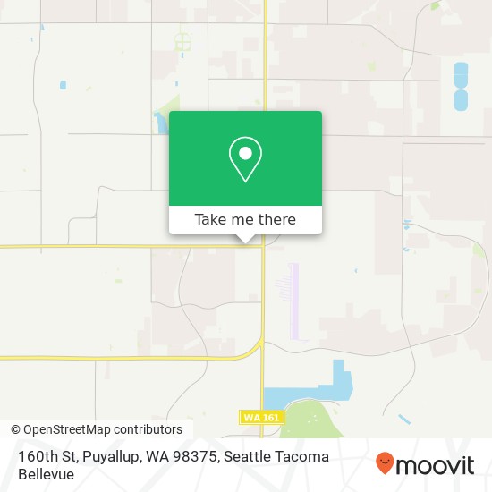 Mapa de 160th St, Puyallup, WA 98375