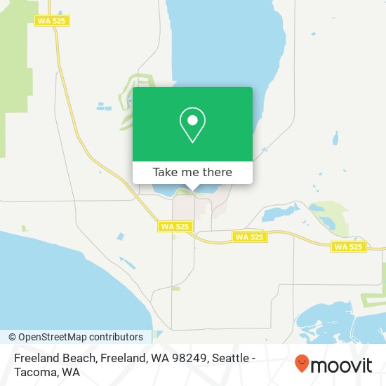 Freeland Beach, Freeland, WA 98249 map