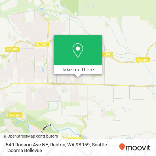 540 Rosario Ave NE, Renton, WA 98059 map