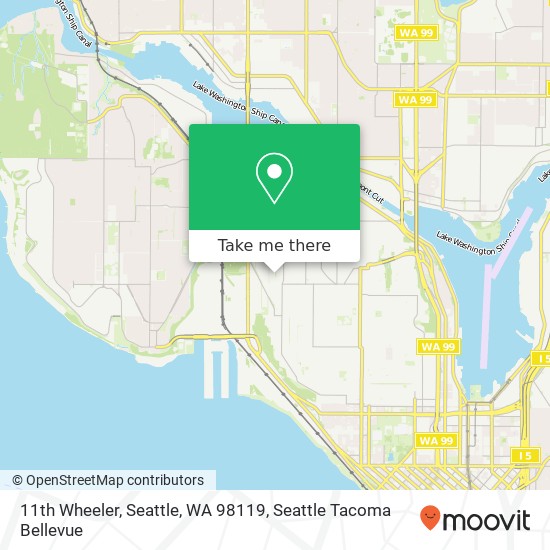 11th Wheeler, Seattle, WA 98119 map