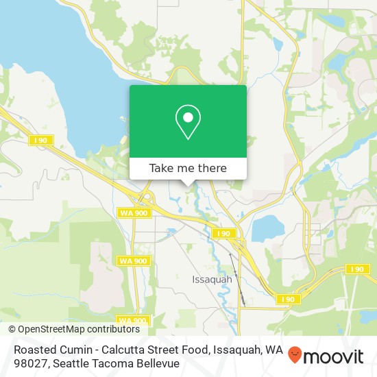 Mapa de Roasted Cumin - Calcutta Street Food, Issaquah, WA 98027