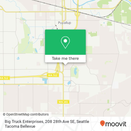 Mapa de Big Truck Enterprises, 208 28th Ave SE