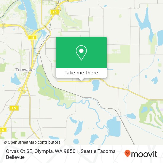 Orvas Ct SE, Olympia, WA 98501 map