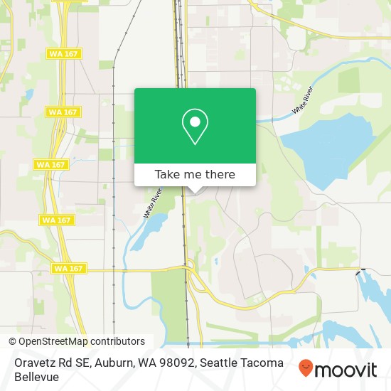 Oravetz Rd SE, Auburn, WA 98092 map