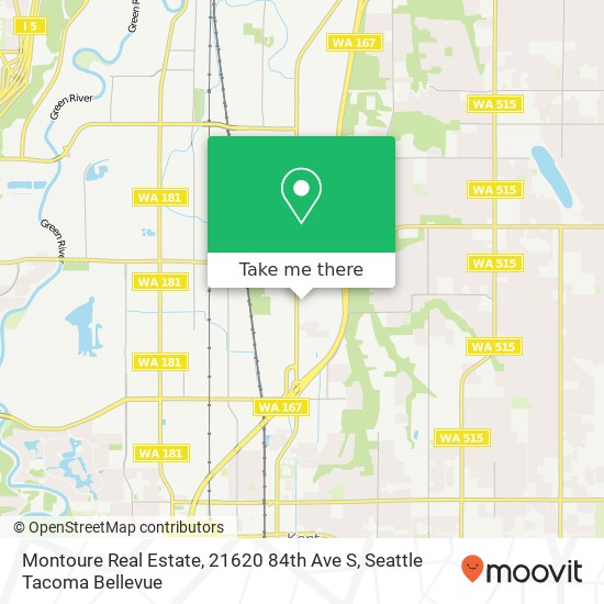 Montoure Real Estate, 21620 84th Ave S map