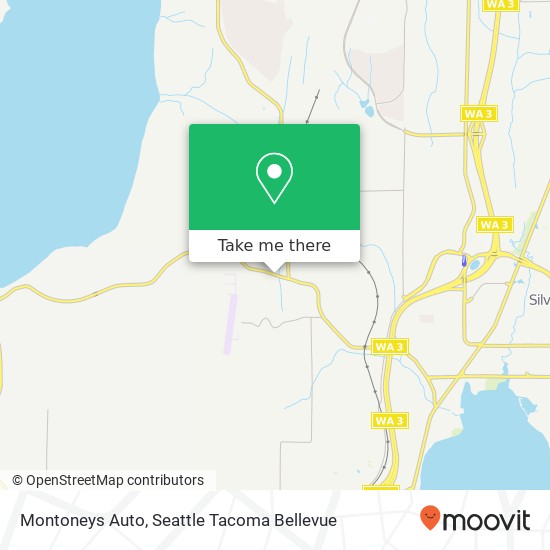 Mapa de Montoneys Auto, 5655 NW Anderson Hill Rd