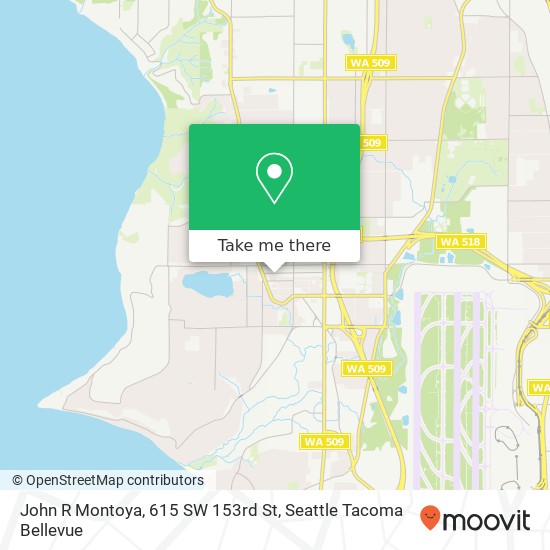Mapa de John R Montoya, 615 SW 153rd St
