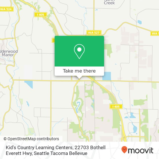 Kid's Country Learning Centers, 22703 Bothell Everett Hwy map